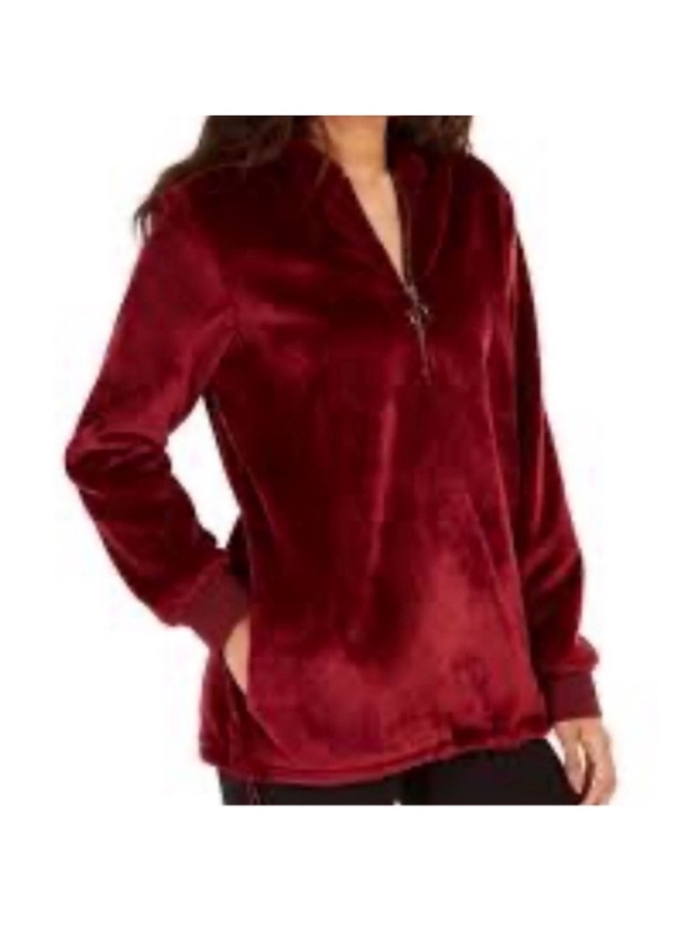 Ideology Hoodie Plush Velour